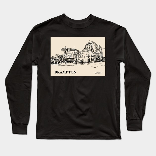 Brampton - Ontario Long Sleeve T-Shirt by Lakeric